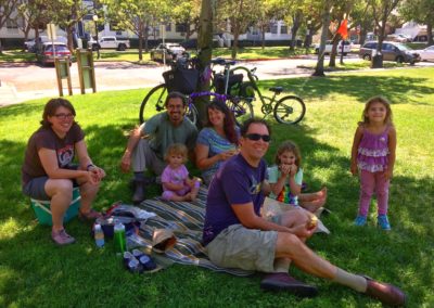 Post-ride picnic